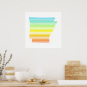 arkansas chill fade poster (Küche)