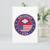 Arkansas Dankeskarte (Stehend Vorderseite)