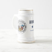 Arkansas das natürliche Staats-Bier Stein Bierglas (Vorderseite Links)