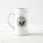 Arkansas das natürliche Staats-Bier Stein Bierglas (Links)