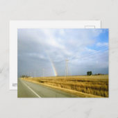 Arkansas Delta Rainbow Postkarte (Vorne/Hinten)