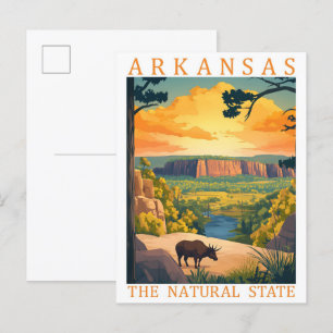 Arkansas, der Natural Staat USA Travel Place Postkarte