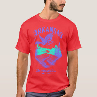 Arkansas Der natürliche Staat Est 1836 T-Shirt