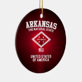 Arkansas der natürliche Staat Keramik Ornament (Rechts)