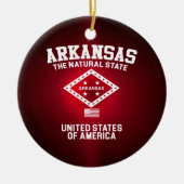 Arkansas der natürliche Staat Keramik Ornament (Vorne)
