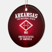 Arkansas der natürliche Staat Keramik Ornament (Links)