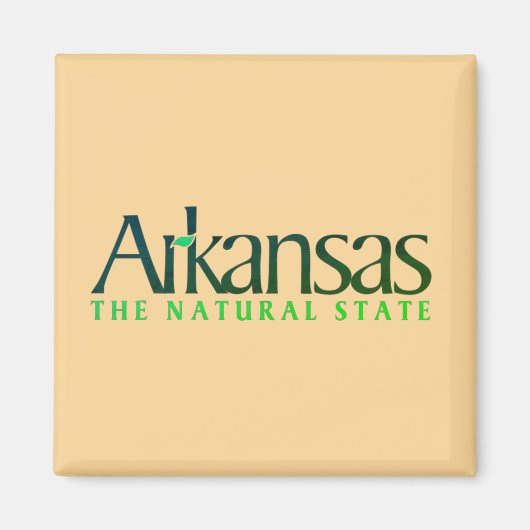 Arkansas Der Staat der Natur Magnet (Vorne)