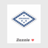 Arkansas-Diamant Aufkleber (Blatt)