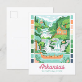 Arkansas, die natürliche Staat Sommerreise Postkarte