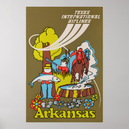 Arkansas Druck Reiseplakat Kunst Poster