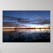 Arkansas Duck Hunter's Sonnenaufgang Poster (Vorne)