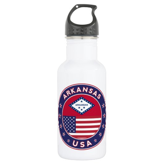 Arkansas Edelstahlflasche (Vorderseite)
