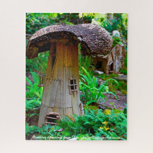 Arkansas Fairy Village. Weihnachtsgrüße Jigsaw Puzzle (Vertikal)