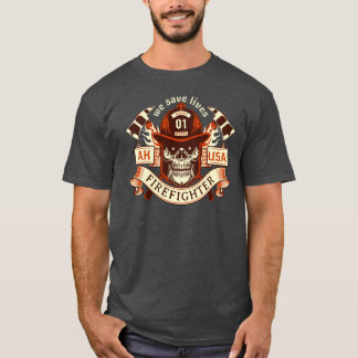 Arkansas Feuerwehrmann Oversified T-Shirt