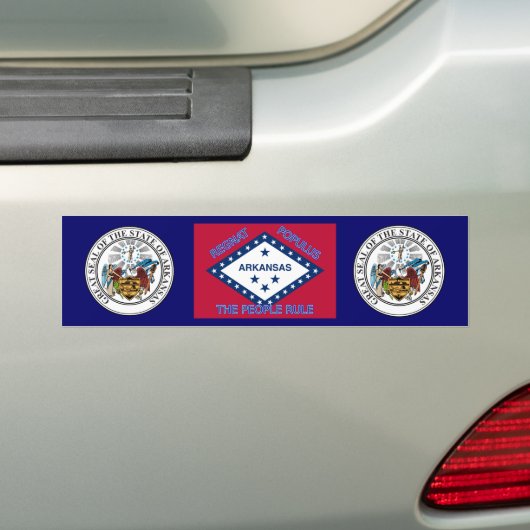 Arkansas Flag Autoaufkleber (Auf Auto)