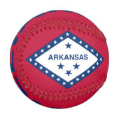 Arkansas Flag Baseball benutzerdefinierbare Name & (Vorderseite Links)