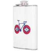 Arkansas Flag Cycling Flachmann (Links)