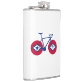 Arkansas Flag Cycling Flachmann (Rechts)