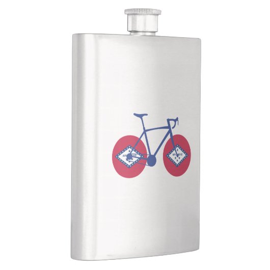 Arkansas Flag Cycling Flachmann (Rechts)