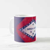 Arkansas Flag Diamond Kaffeetasse (Vorderseite Links)