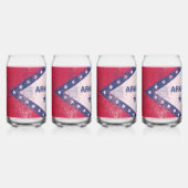 Arkansas-Flag Dosenglas (Vorderseite)