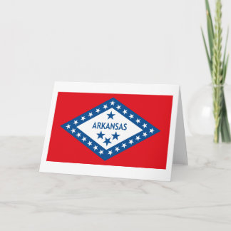 Arkansas Flag Grußkarte Karte