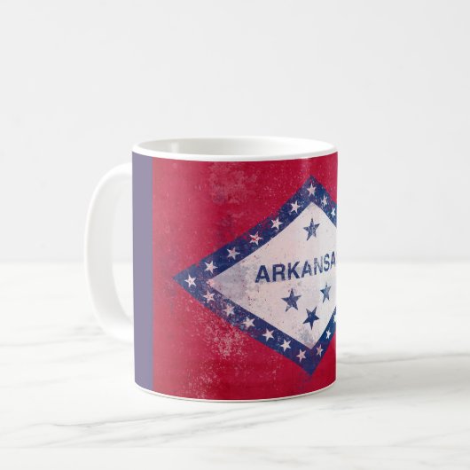 Arkansas-Flag Kaffeetasse (Vorderseite Links)