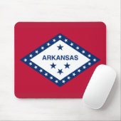 Arkansas-Flag-Mauspad Mousepad (Mit Mouse)
