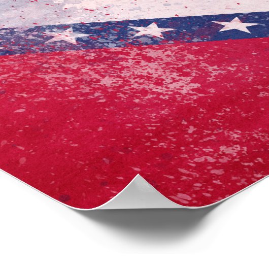 Arkansas-Flag Poster (Ecke)