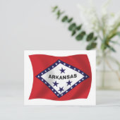 Arkansas Flag Postkarte (Stehend Vorderseite)