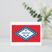 Arkansas Flag Postkarte (Stehend Vorderseite)
