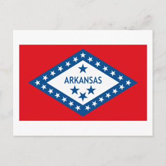 Arkansas Flag Postkarte
