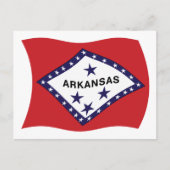 Arkansas Flag Postkarte (Vorderseite)
