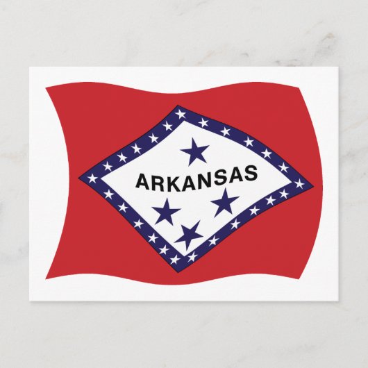Arkansas Flag Postkarte (Vorderseite)