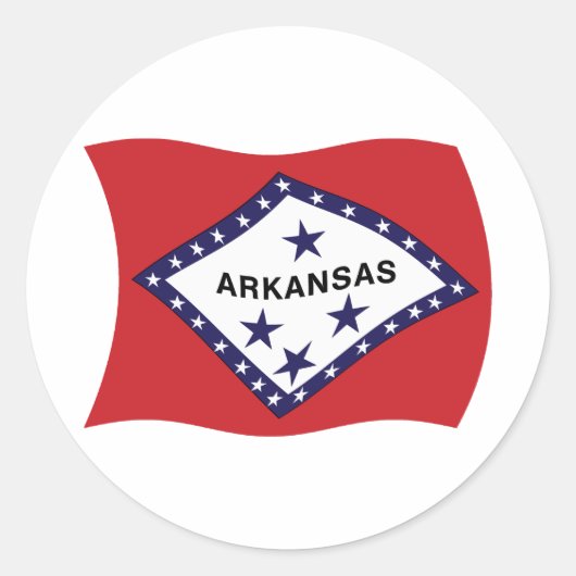 Arkansas Flag Sticker (Vorderseite)