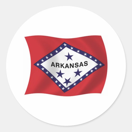 Arkansas Flag Sticker (Vorderseite)