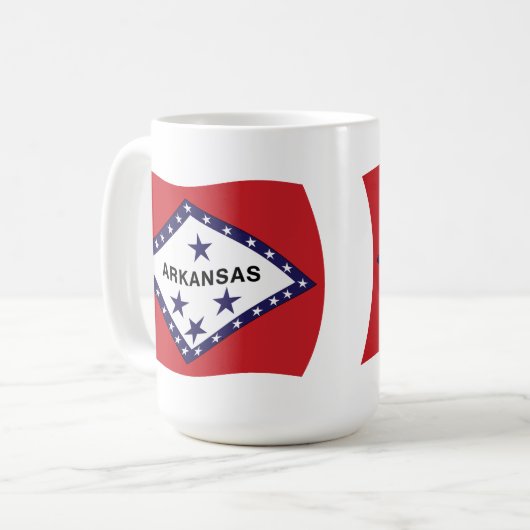 Arkansas Flag Tasse (Vorderseite Links)