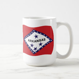 Arkansas Flag Tasse