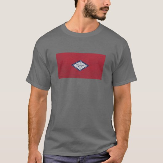 Arkansas Flag Wall T-Shirt (Vorderseite)
