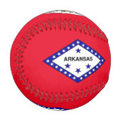 Arkansas-Flagge Baseball (Vorderseite Links)