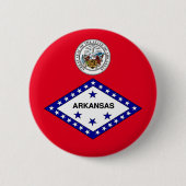 Arkansas-Flagge Button (Vorderseite)