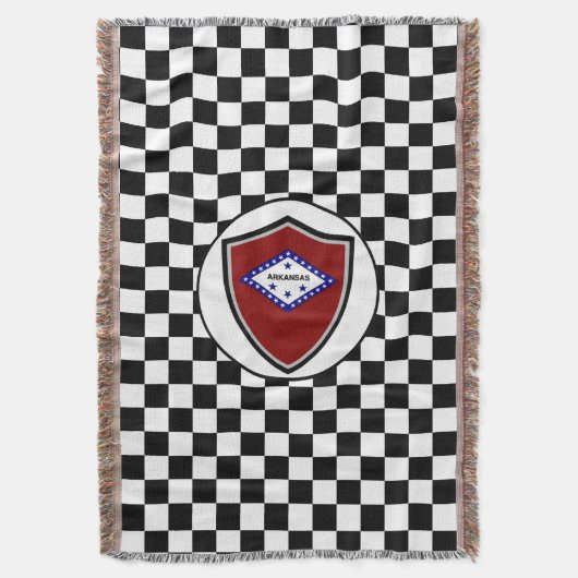 Arkansas-Flagge Decke (Vorderseite Vertikal)