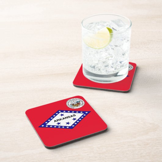 Arkansas-Flagge Getränkeuntersetzer (Rechte Seite)
