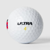 Arkansas-Flagge Golfball (Logo)