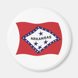 Arkansas-Flagge-Magnet Magnet