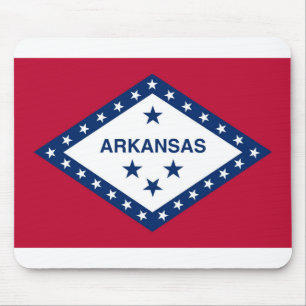Arkansas-Flagge Mousepad