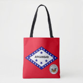 Arkansas-Flagge Tasche (Vorderseite)