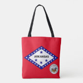 Arkansas-Flagge Tasche (Rückseite)