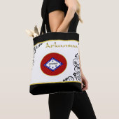 Arkansas-Flagge Tasche (Von Nahem)