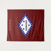 Arkansas-Flagge Wandteppich (Vorderseite (Horizontal))